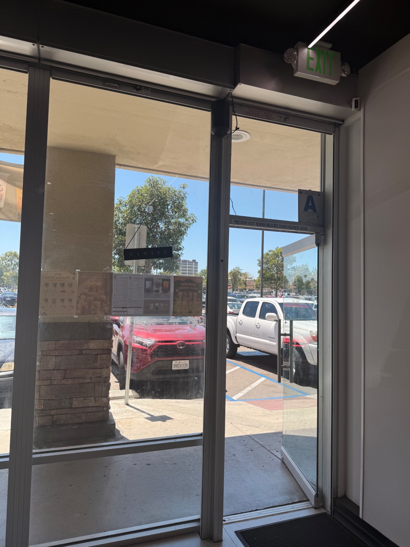 Before — Storefront entry
